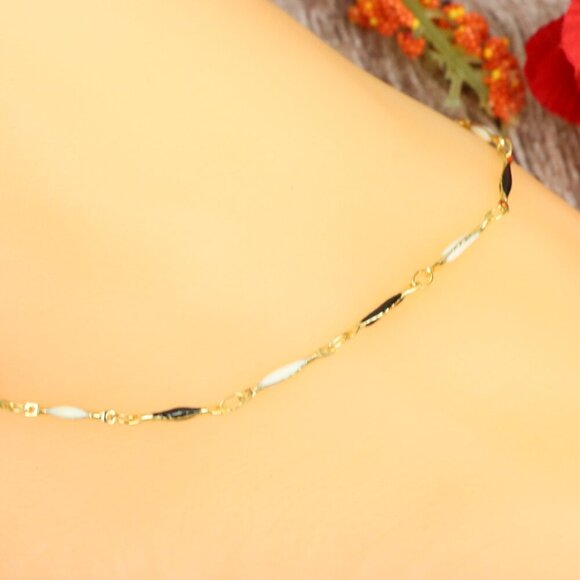 "Dainty Anklet for Women – Elegant Everyday Jewelry & Perfect Gift | MLCRC1013 - Picture 2 of 10